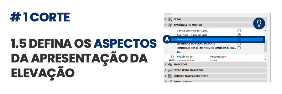 documentacao elevacao no archicad imagem