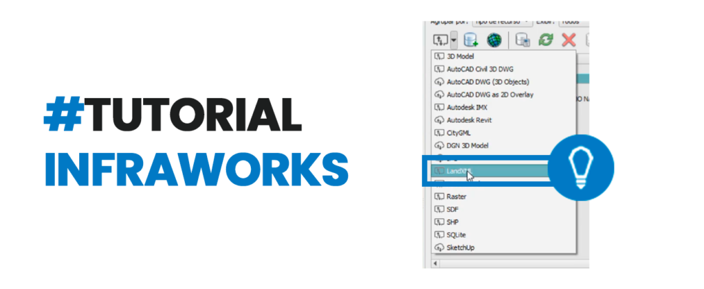 como importar para o infraworks