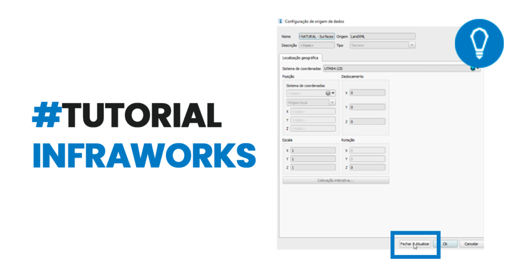 como importar para o infraworks