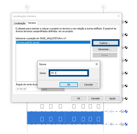 COMO TRABALHAR COM SISTEMA DE COORDENADA COMPARTILHADO DO TERRENO