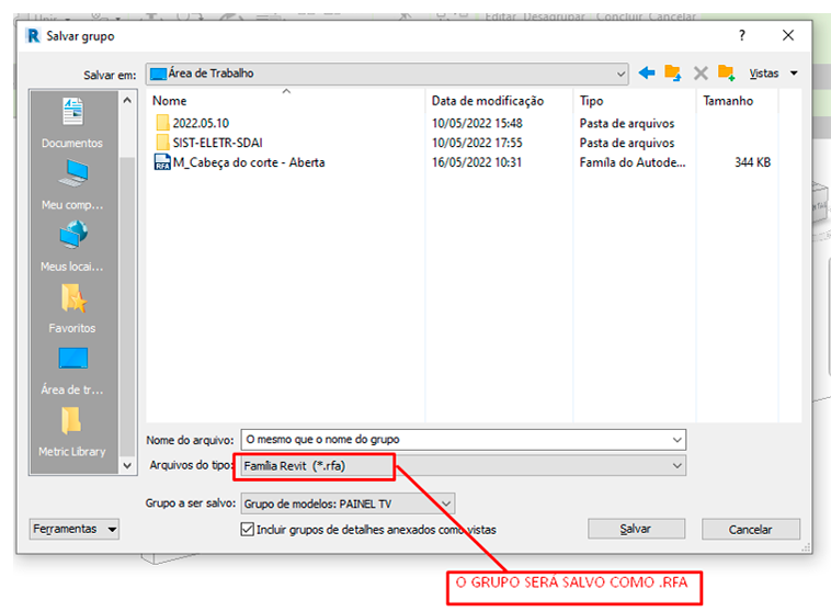 Como salvar modelagem no local como família carregável no REVIT - SPBIM